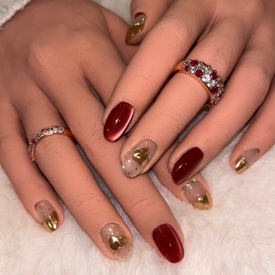 Deep Red Shimmer